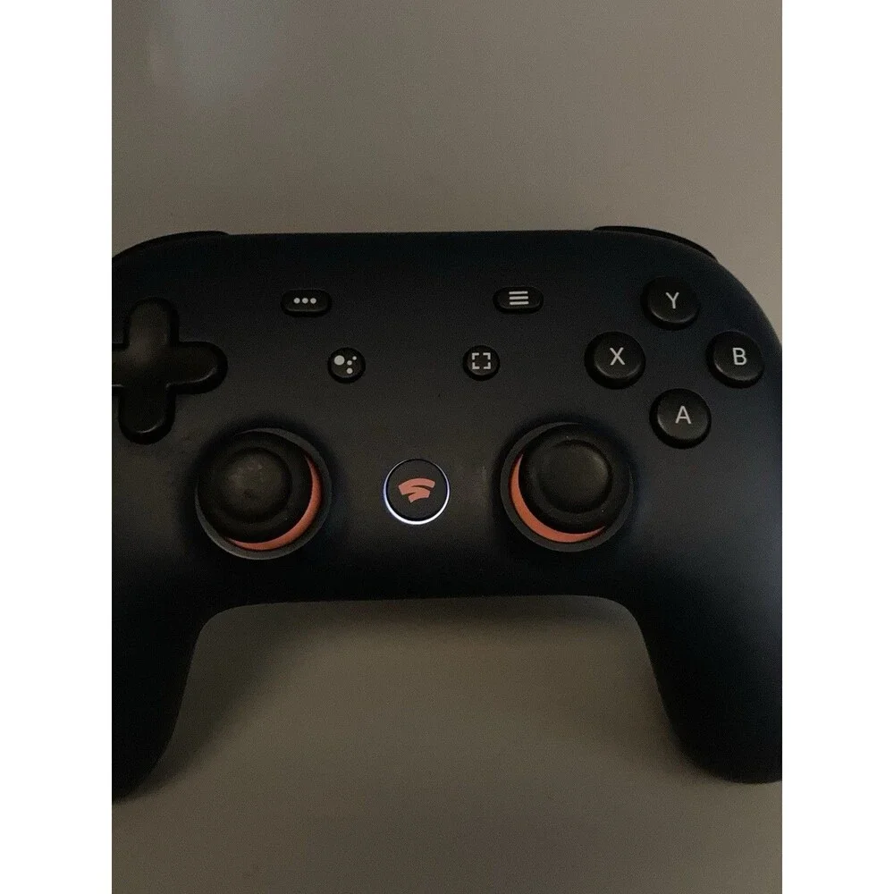 Google Stadia Blue Orange PC Universal Bluetooth Game Controller *Tested*